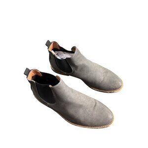 Madden Men's M-Gralin Gray Faux Leather Chelsea Boot 10